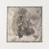 Duits wirehaire Pointer Tapestry Wandkleed (Voorkant (horizontaal))