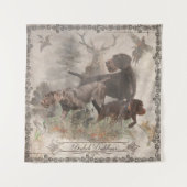 Duits wirehaire Pointer Tapestry Wandkleed (Voorkant)