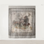 Duits wirehaire Pointer Tapestry Wandkleed (Voorkant)