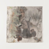 Duits wirehaire Pointer Tapestry Wandkleed (Voorkant (horizontaal))