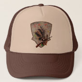 Duits Wirehaire Pointer Trucker Hat Trucker Pet (Voorkant)
