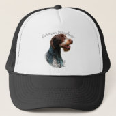 Duits Wirehaired Pointer Dad 2 Trucker Pet (Voorkant)