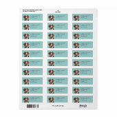 Duits Wirehaired Pointer Return Adres Label (Full Sheet)