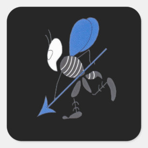 Duits WW2-luchtmachtembleem Vierkante Sticker