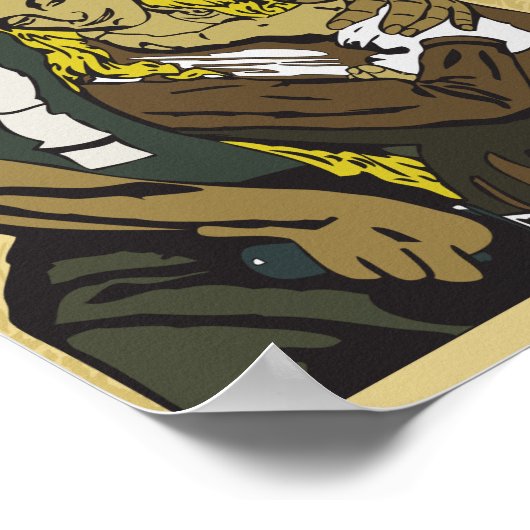 Duits WW2 Propaganda-Poster Poster (Hoek)