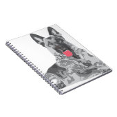 Duits zwart notitieboek (Rechterzijde)