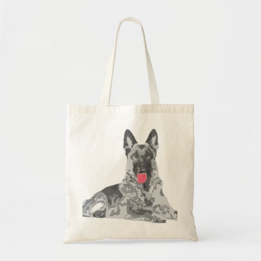 Duits zwart tote bag (Voorkant)