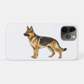 Duitsche Herder Dubbelzijdige Worp Kussen Case-Mate iPhone Case (Achterkant (horizontaal))