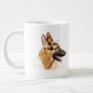 Duitscher-herdermok – GSD-honden koffiemok Grote Koffiekop