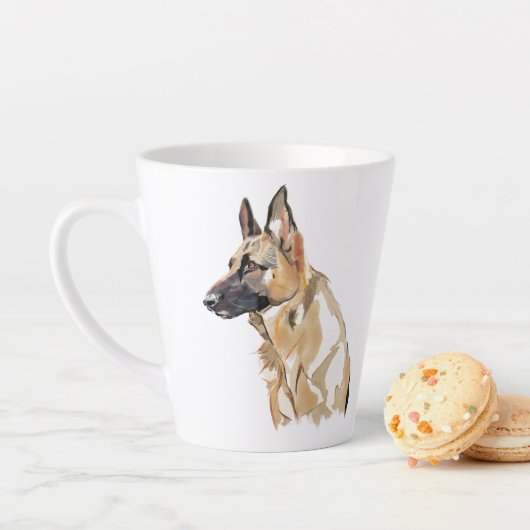 Duitscher Herders Latte Mok - Hond Moeder Koffieko (In situ)