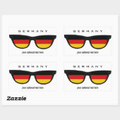 Duitse aangepaste stickers voor schaduwen (Vel)