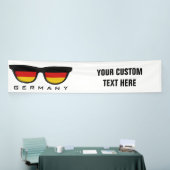 Duitse aangepaste tekst- en kleurenbanner voor sch spandoek (Beurs)