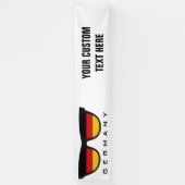 Duitse aangepaste tekst- en kleurenbanner voor sch spandoek (Verticaal)