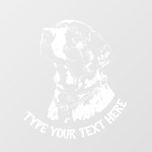 Duitse aanwijzer Decal Personalized Dog Window Cli (Vel)