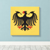 Duitse adelaar canvas afdruk (Insitu (Houten vloer))