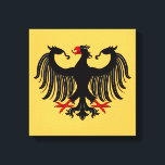 Duitse adelaar canvas afdruk<br><div class="desc">Dit Duitse adelmodel van Richard H. Fay smelt de moderne en middeleeuwse. Het was geïnspireerd door zowel de moderne federale adelaar als de verschillende middeleeuwse kruidachtige arenden.</div>