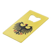 Duitse adelaar creditkaart flessenopener (Voorkant Gekanteld)