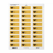 Duitse adelaar etiket (Full Sheet)