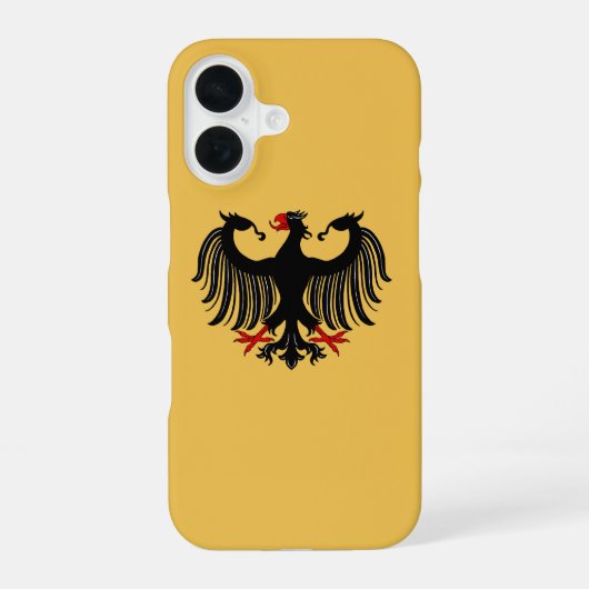 Duitse Adelaar iPhone 16 Hoesje (Achterkant)