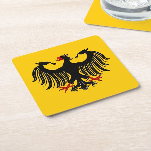 Duitse adelaar kartonnen onderzetters (Schuin)