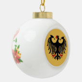Duitse adelaar keramische bal ornament (Links)