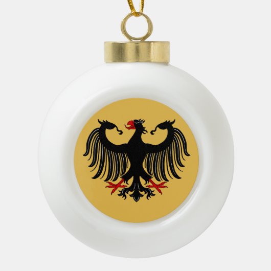 Duitse adelaar keramische bal ornament (Voorkant)