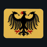 Duitse adelaar magneet<br><div class="desc">Dit Duitse adelmodel van Richard H. Fay smelt de moderne en middeleeuwse. Het was geïnspireerd door zowel de moderne federale adelaar als de verschillende middeleeuwse kruidachtige arenden.</div>