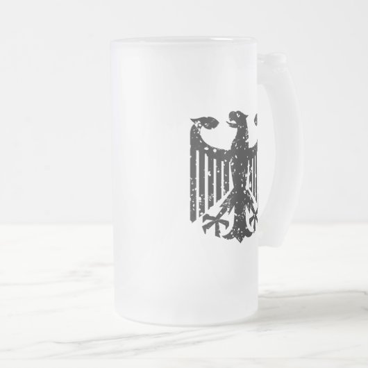  Duitse adelaar Matglas Bierpul (Voorkant rechts)