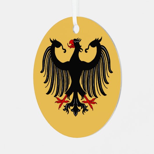 Duitse adelaar metalen ornament (Voorkant links)