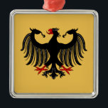 Duitse adelaar metalen ornament<br><div class="desc">Dit Duitse adelmodel van Richard H. Fay smelt de moderne en middeleeuwse. Het was geïnspireerd door zowel de moderne federale adelaar als de verschillende middeleeuwse kruidachtige arenden.</div>