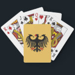 Duitse adelaar pokerkaarten<br><div class="desc">Dit Duitse adelmodel van Richard H. Vay smelt de moderne en middeleeuwse. Het was geïnspireerd door zowel de moderne federale adelaar als de verschillende middeleeuwse kruidachtige arenden.</div>