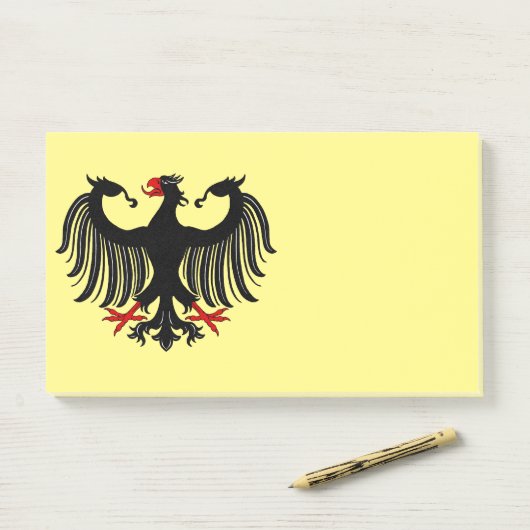 Duitse adelaar post-it® notes (Op bureau)