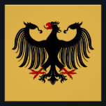 Duitse adelaar poster<br><div class="desc">Dit Duitse adelmodel van Richard H. Fay smelt de moderne en middeleeuwse. Het was geïnspireerd door zowel de moderne federale adelaar als de verschillende middeleeuwse kruidachtige arenden.</div>