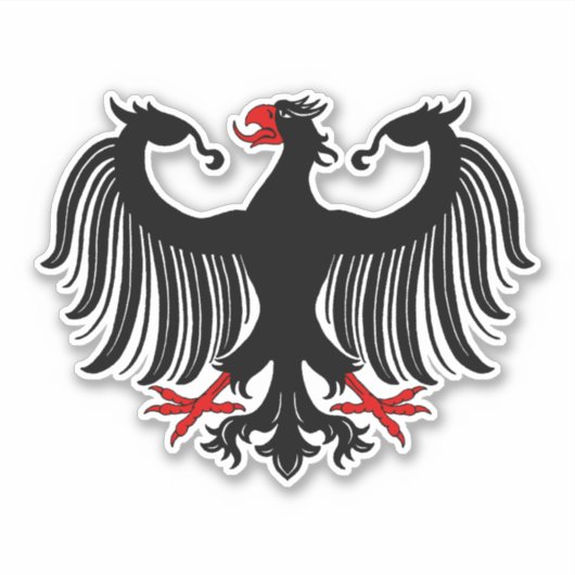 Duitse adelaar sticker (Voorkant)