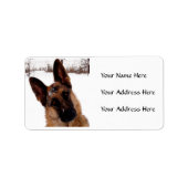 Duitse Adresetiketten van schapen Etiket (Voorkant)