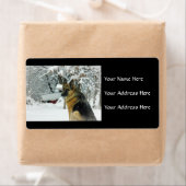 Duitse Adresetiketten van schapen Etiket (Insitu)