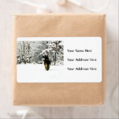 Duitse Adresetiketten van schapen Etiket (Insitu)