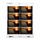 Duitse Adresetiketten van schapen Etiket (Full Sheet)