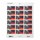 Duitse Adresetiketten van schapen Etiket (Full Sheet)