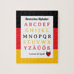Duitse Alfabet Leren & Plezier Puzzel