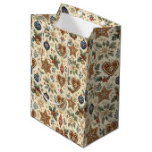 Duitse Alpen Folklore Kerstcadeauttas Medium Cadeauzakje (Voorkant Gekanteld)