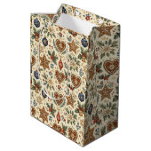 Duitse Alpen Folklore Kerstcadeauttas Medium Cadeauzakje (Achterkant Gekanteld)