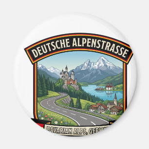 Duitse Alpenstraat Duitsland Schitterende Alpenrou Magneet
