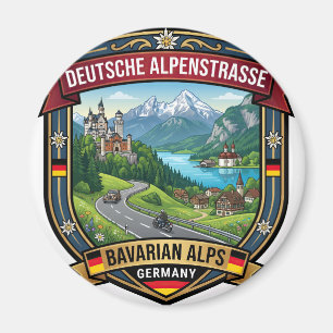 Duitse Alpenstraße Duitsland Alpien Route Magneet