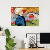 Duitse ambachtelijke kunst expo Dresden 1896 Poster (Thuiskantoor)