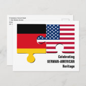 DUITSE AMERIKAANSE BRIEFKAART (Voorkant / Achterkant)