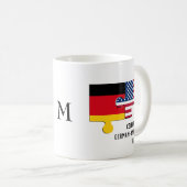 DUITSE AMERIKAANSE erfgoederen | Monogram Koffiemok (Voorkant rechts)