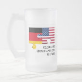 DUITSE AMERIKAANSE erfgoederen | Monogram Matglas Bierpul (Links)