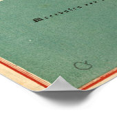  Duitse Amerikaanse immigratiekaart (1853) Poster (Hoek)