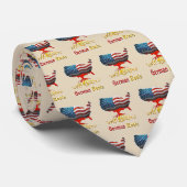 Duitse Amerikaanse rots Stropdas (Opgerold)